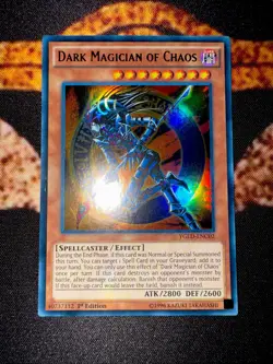 YUGIOH â€¢ DARK MAGICIAN OF CHAOS â€¢ ULTRA RARE â€¢ YGLD-ENC02 â€¢ 1st EDITION â€¢ VLP - Image 5