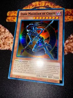 YUGIOH â€¢ DARK MAGICIAN OF CHAOS â€¢ ULTRA RARE â€¢ YGLD-ENC02 â€¢ 1st EDITION â€¢ VLP - Image 7