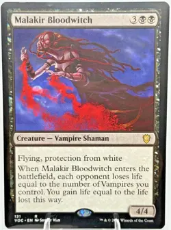 MTG - Malakir Bloodwitch - Commander: Innistrad: Crimson Vow - Free Shipping! - Image 1