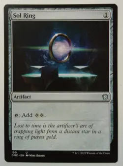 Sol Ring *Uncommon* Magic MtG x1 DMC Commander Dominaria United - Image 1