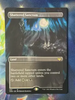 Shattered Sanctum (Borderless) #283 (NM) Crimson Vow VOW Magic MTG - Image 1