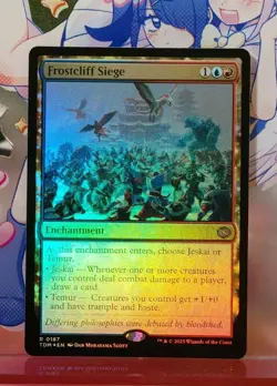 MTG - Frostcliff Siege TDM 0187 Rare Foil - Tarkir: Dragonstorm - NM - Image 1