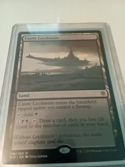 MTG Castle Locthwain Throne of Eldraine 241/269 Regular Rare - Image 1