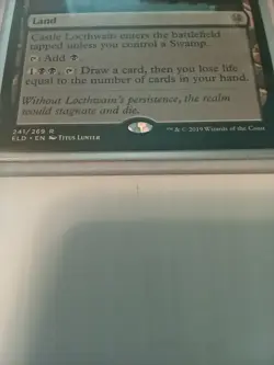 MTG Castle Locthwain Throne of Eldraine 241/269 Regular Rare - Image 2