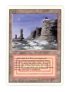 Plateau Revised Edition Dual Land MTG Magic the Gathering LP Vintage 1994 - Image 1