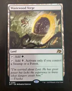 Wastewood Verge - Aetherdrift Regular - MTG Magic The Gathering - #268 - Image 1