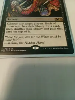 MTG Scheming Symmetry Core Set 2020 113/280 Regular Rare - Image 2