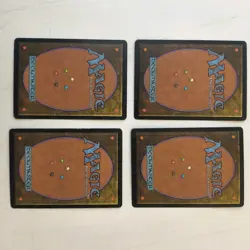 MTG LOTUS PETAL (x4) Tempest Regular 1997 Vintage Magic The Gathering  - Image 6