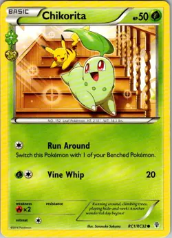 Chikorita RC1/RC32 Pokemon Generations Common Regular - Image 1