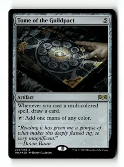 MTG Foil Tome of the Guildpact -RNA Moderately Played English - Image 1