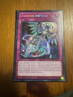 X2  YUGIOH - Dominus Impulse - ROTA-EN079 - Secret Rare - 1st Edition NM   - Image 2