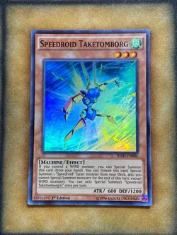 Yugioh Speedroid Taketomborg HSRD-EN006 Super Rare 1st Ed NM - Image 1