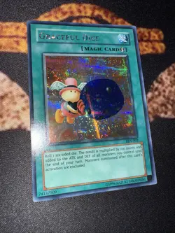 ðŸ”¥YUGIOH â€¢ GRACEFUL DICE â€¢ PRISMATIC SECRET RARE â€¢ EDS-002 â€¢ PROMO â€¢ NMðŸ”¥ - Image 8