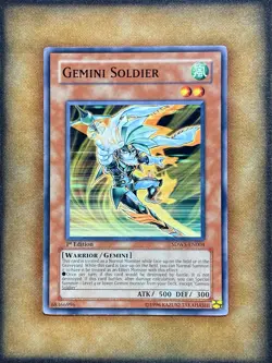 Yugioh Gemini Soldier SDWS-EN004 Common 1st Ed NM - Image 1