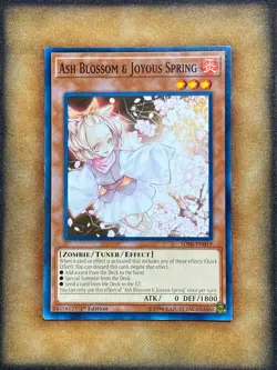 Yugioh Ash Blossom & Joyous Spring SDSB-EN019 Common 1st Ed MP - Image 1