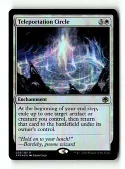 MTG Foil Teleportation Circle - Promo Pack Moderately Played English - Image 1
