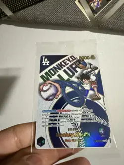 Monkey.D.Luffy (010) (Dodgers x ONE PIECE) One Piece Promotion Cards Foil - Image 8