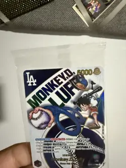 Monkey.D.Luffy (010) (Dodgers x ONE PIECE) One Piece Promotion Cards Foil - Image 9