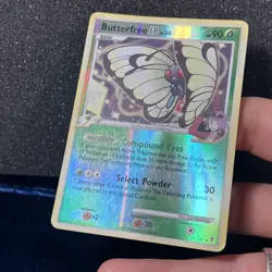 Butterfree FB 17/147 Reverse Holo Rare Supreme Victors Holo Pokemon Card - Image 2