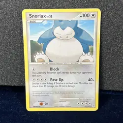 Snorlax 37/130 Non-Holo Rare Diamond & Pearl Pokemon Card - Image 1