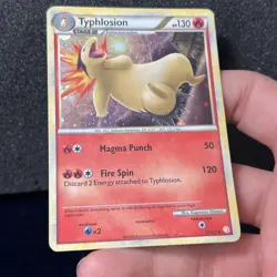 Typhlosion 32/123 Cosmos Holo Rare Pokemon Card HeartGold SoulSilver HP - Image 10