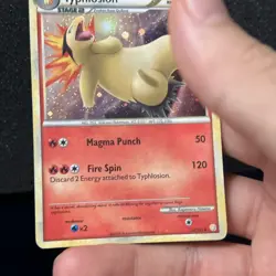 Typhlosion 32/123 Cosmos Holo Rare Pokemon Card HeartGold SoulSilver HP - Image 4
