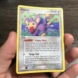 Aipom 34/115 EX Unseen Forces Reverse Holo Pokemon Card - Image 1