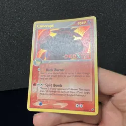 Camerupt EX Deoxys 4/107 Reverse Holo Rare Stamped Pokemon Card  HP - Image 8