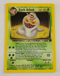 Dark Arbok 2/82 Holo Rare Team Rocket Pokemon Card 1999-23000 - Image 1