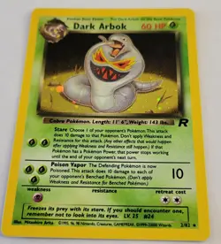 Dark Arbok 2/82 Holo Rare Team Rocket Pokemon Card 1999-23000 - Image 13