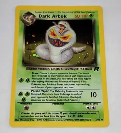 Dark Arbok 2/82 Holo Rare Team Rocket Pokemon Card 1999-23000 - Image 6