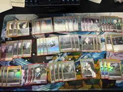 Union Arena Green Toshiro Starter Deck Full Playset Of All Green Bleach Cards - Image 1