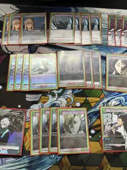 Union Arena Green Toshiro Starter Deck Full Playset Of All Green Bleach Cards - Image 12