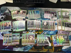 Union Arena Green Toshiro Starter Deck Full Playset Of All Green Bleach Cards - Image 14