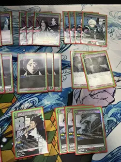 Union Arena Green Toshiro Starter Deck Full Playset Of All Green Bleach Cards - Image 2