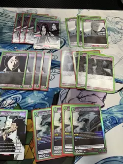 Union Arena Green Toshiro Starter Deck Full Playset Of All Green Bleach Cards - Image 6