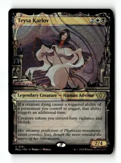 MTG Foil Teysa Karlov (Halo Foil) - MUL Moderately Played English - Image 1