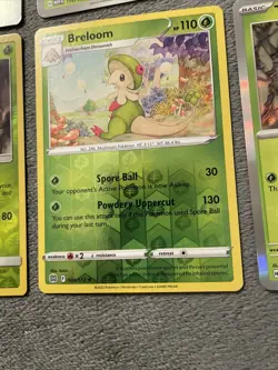 Grass Type Pokemon Cards Lot Includes Rare Holos Reverse Holos Tsareena Shrifty+ - Image 11
