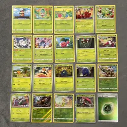 Grass Type Pokemon Cards Lot Includes Rare Holos Reverse Holos Tsareena Shrifty+ - Image 21
