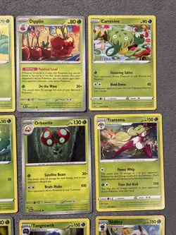 Grass Type Pokemon Cards Lot Includes Rare Holos Reverse Holos Tsareena Shrifty+ - Image 24