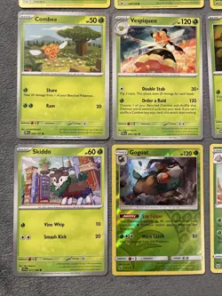 Grass Type Pokemon Cards Lot Includes Rare Holos Reverse Holos Tsareena Shrifty+ - Image 5