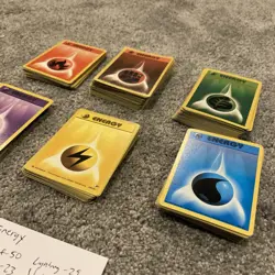 Pokémon Vintage Energy 200+ Lot Of Cards TCG Base Set 1 & 2 Gym Challenge - Image 11