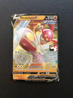 083/203 Medicham V Pokemon Prize Pack Play Card League Series 1 & 2 NM FAST SHIP - Image 3