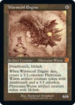 MTG English Wurmcoil Engine (Schematic) NM Normal - Image 1