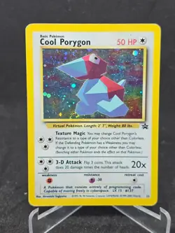 Pokemon Card Cool Porygon #15 WotC Black Star Promo - Image 3