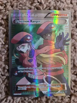 Pokemon Ranger Full Art Trainer Holo Steam Siege Ultra Rare Card 113/114 XY 2016 - Image 3