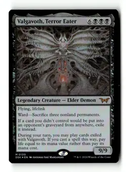 MTG Foil Valgavoth, Terror Eater - DSK Moderately Played English - Image 1