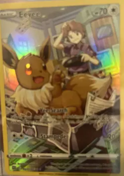 Eevee & Blue TG11/TG30 Brilliant Stars Trainer Gallery NM Rare Pokemon Card - Image 2