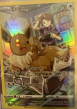 Eevee & Blue TG11/TG30 Brilliant Stars Trainer Gallery NM Rare Pokemon Card - Image 5