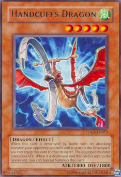 1X LP Handcuffs Dragon - TDGS-EN013 - Rare Unlimited/1st Edition - Image 2